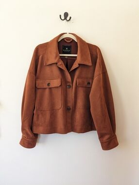 Bagatelle Cropped Microsuede Jacket